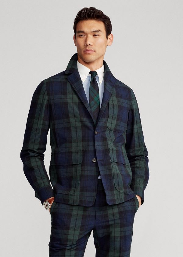 Blazer Polo Ralph Lauren Tartan Seersucker Homem 96053-JLAK